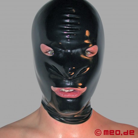Latex-Maske mit Augen-/Mundöffnung