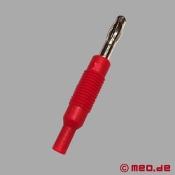 Adaptor plug, 4mm plug / socket 2mm
