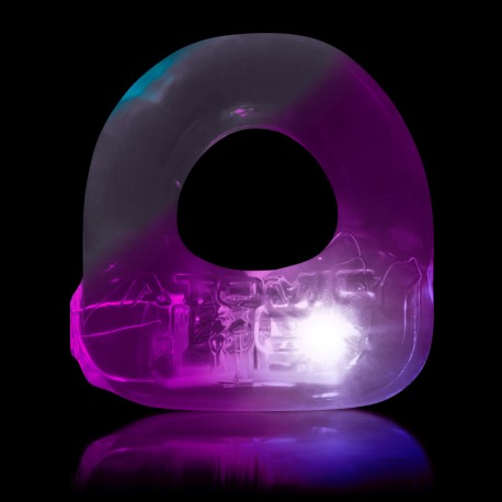 Lumo LED Stretch Cockring - Clear