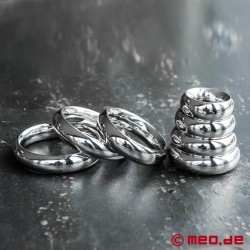 Donut Cock Ring ROYAL, inel pentru penis, inel pentru gland din oțel inoxidabil
