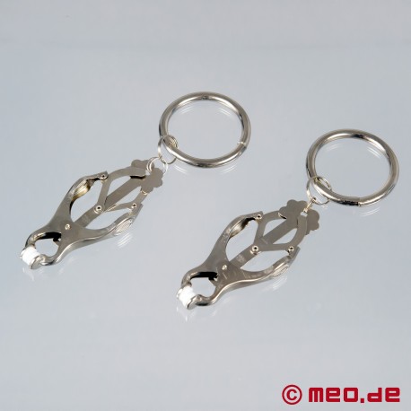 Clover nipple clamps with ring