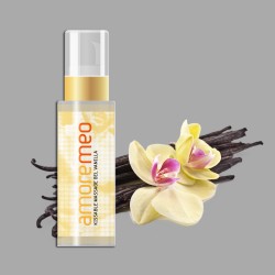 Gel de massage comestible AMOREMEO - Vanille - Pour un massage sexy