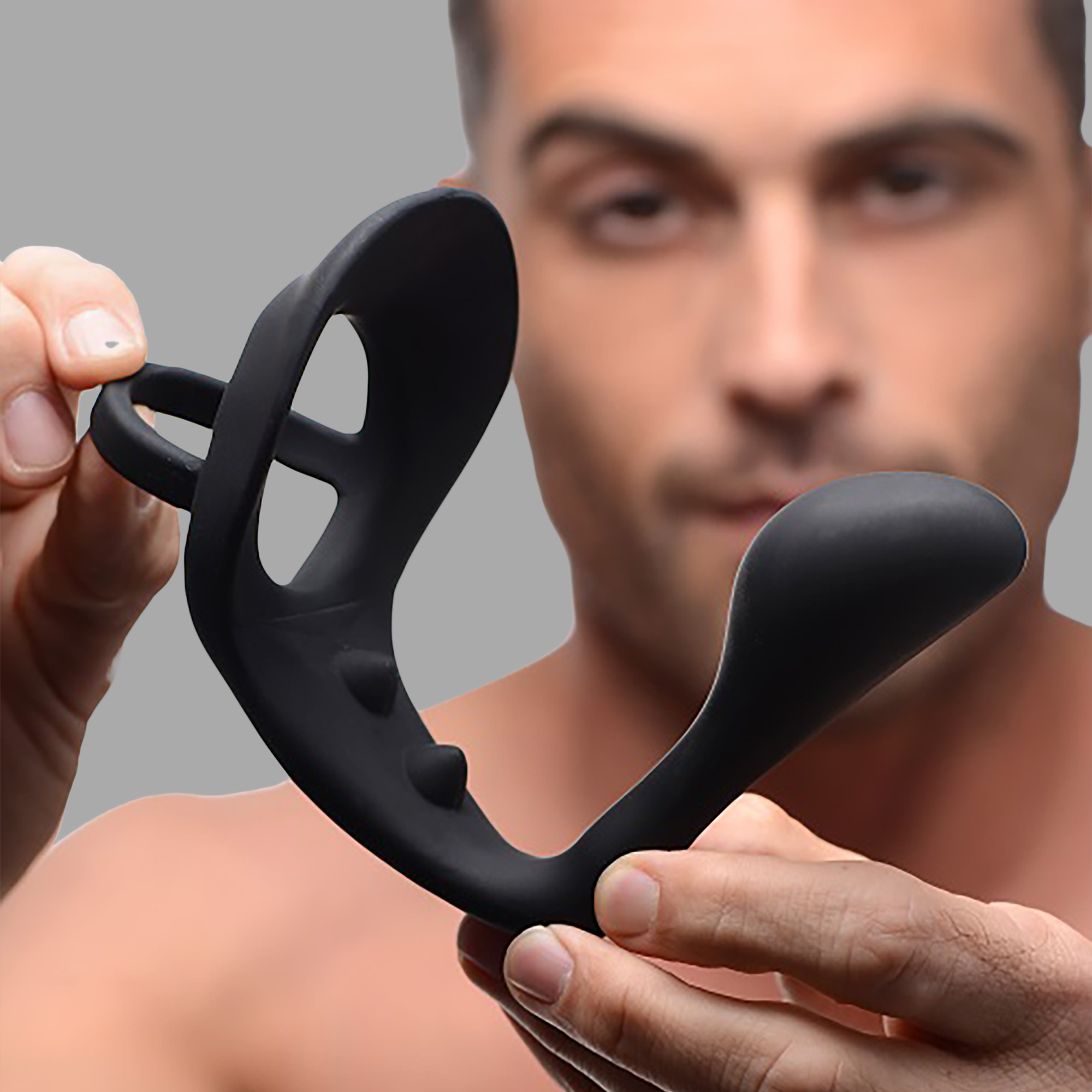 Anal Butt Plug With Cock Ring - Buy Alpha Male OBSESSIVE Cock Ring with Buttplug from MEO | Prostat...