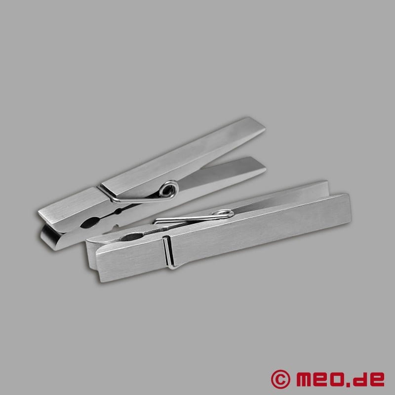 Heavy Steel Nipple Clamps - Stainless Steel Clothespins