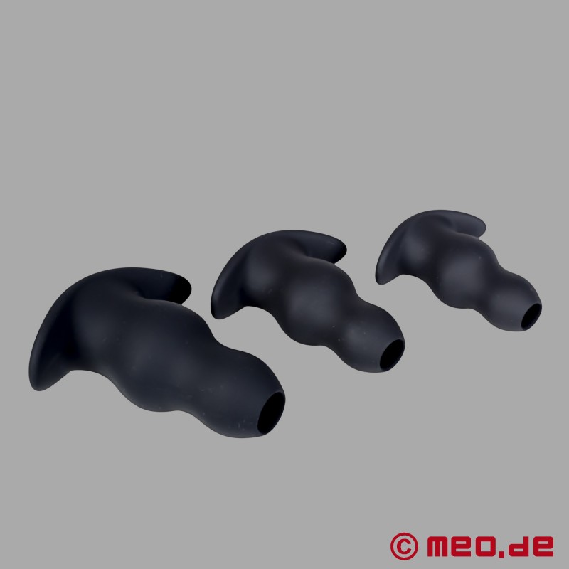 Butt plug anale in silicone per lo stretching