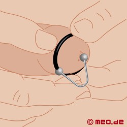 Glans ring with sperm barrier 3.0 - Pružný kroužek na žalud s bariérou proti spermiím
