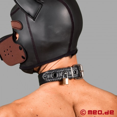 Leather slave collar - San Francisco series