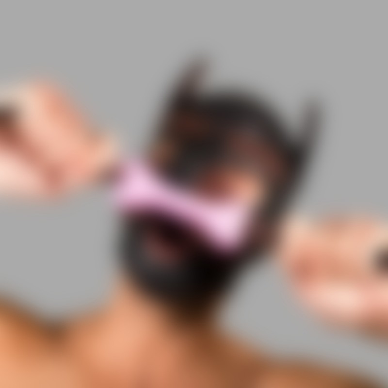 Bad Puppy ağızlık - pembe köpek kemiği ağızlık - 1