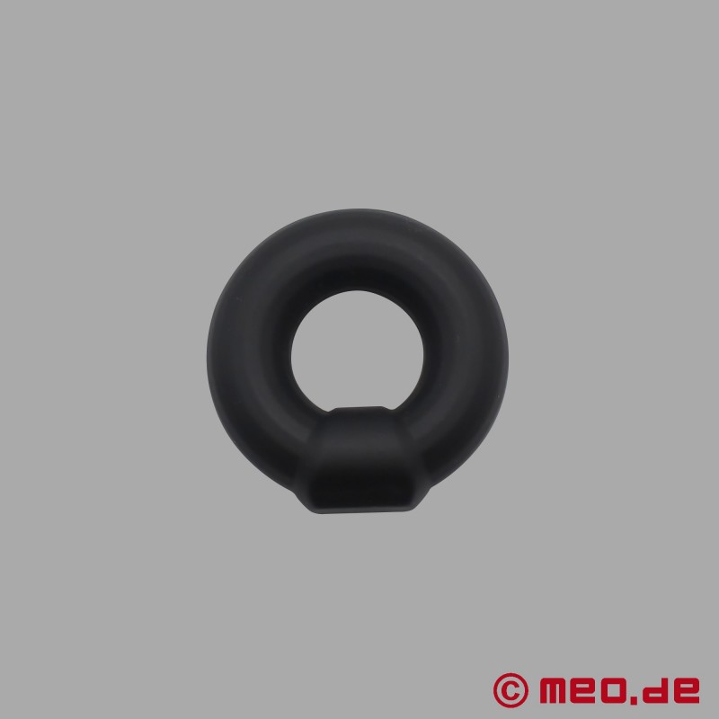 Szeroki silikonowy pierścień na penisa - CAZZOMEO Bull Ring
