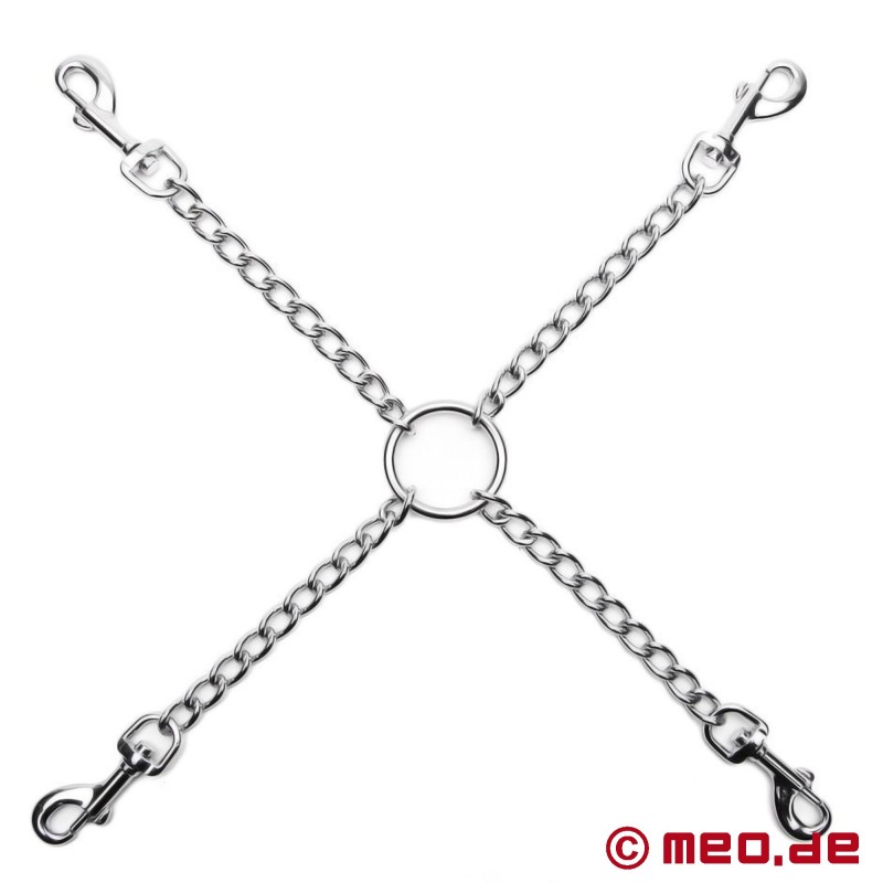 Brazalete de acero en forma de cruz - Conector de corbata