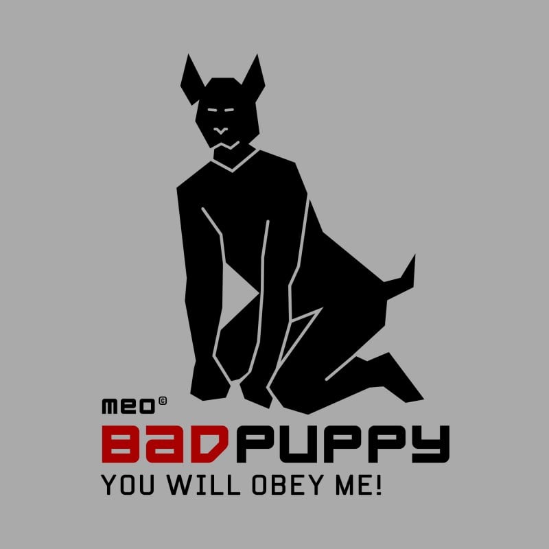 Bad Puppy - Neopreen hondenmasker - zwart/rood