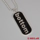 BOTTOM necklace - Men's necklace with pendant