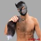 Bad Puppy - Neoprenowa maska dla psa - czarna/szara