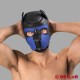 Bad Puppy - maschera da cane in neoprene - nero/blu