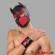 Bad Puppy - Neoprenowa maska dla psa - czarna/czerwona