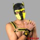 Bad Puppy - Mască pentru câini din neopren - negru/galben