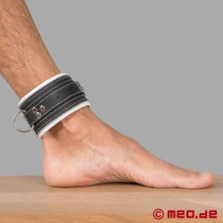 BDSM Fußfesseln - schwarz/weiß