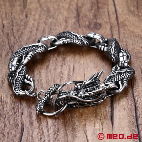 Bracelet en inox – Tête de dragon