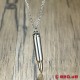 Bullet necklace with secret compartment - Bullet necklace