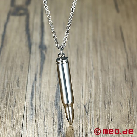 Halskette Bullet mit Geheimfach - Patronenhalskette