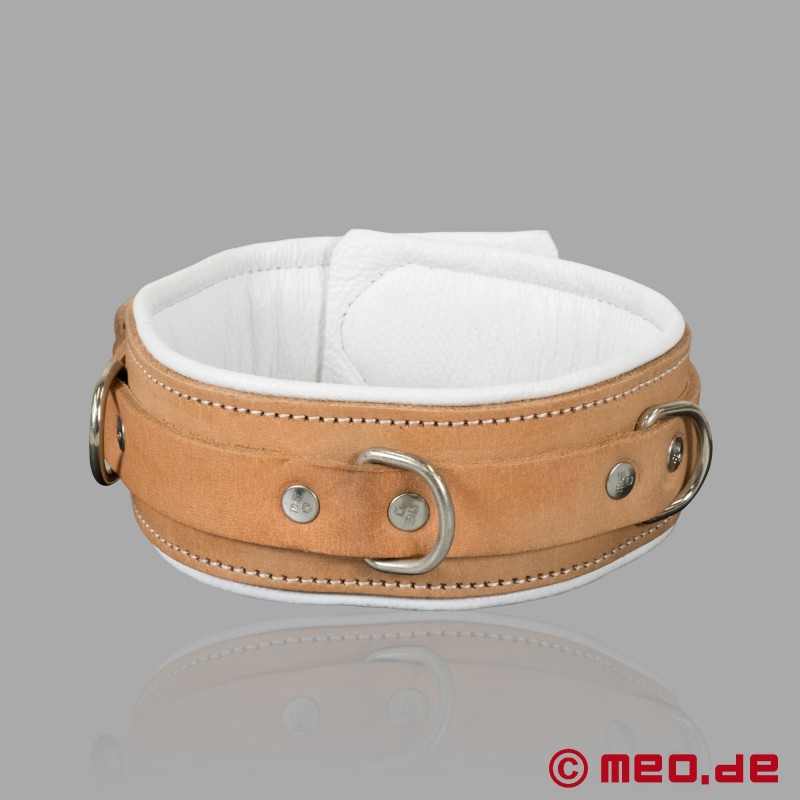 Lockable Leather Collar - Dr. Sado Edition
