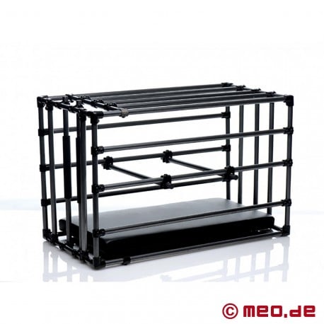 Adjustable slave cage with padded board