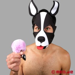 Bad Puppy Buttplug Pompon - rózsaszín