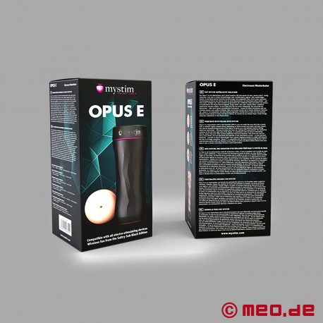 OPUS E - Versione anale - Masturbatore con elettrostimolazione per uomo