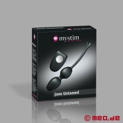 JANE UNTAMED E-Stim Love Balls koos vibratsiooniga Mystim