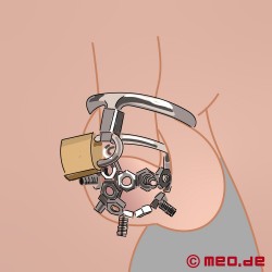 Ultimate Chastity Cage with Spikes