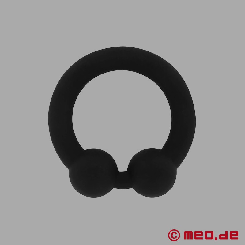 The Bullring – Black Silicone Cockring