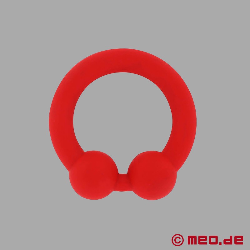 The Bullring – Red Silicone Cockring 