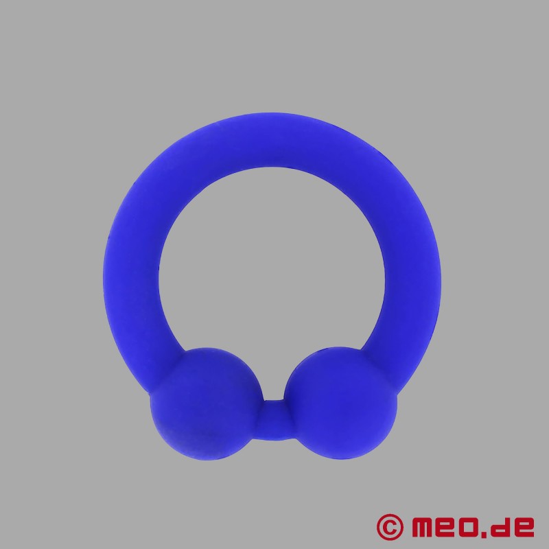 The Bullring – Blue Silicone Cockring 