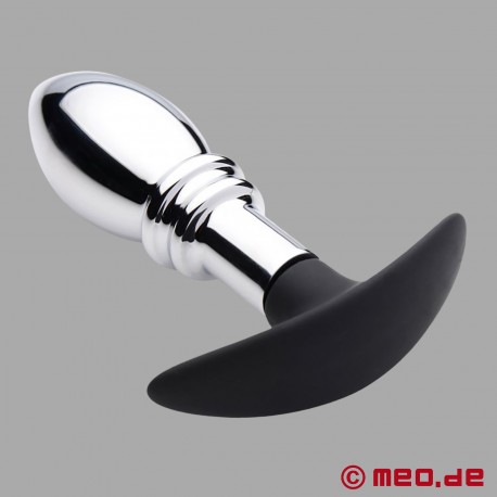 ANALGEDDON - The Stopper – Metal and Silicone Anal Plug