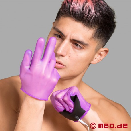 Handskar för elektrosex