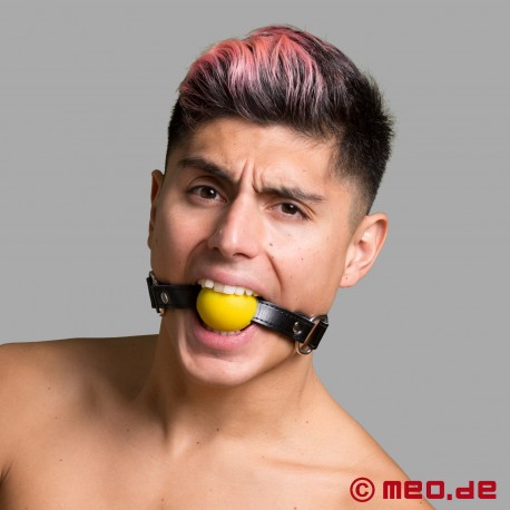 Yellow Ball Gag - Mouth Gag with a yellow ball