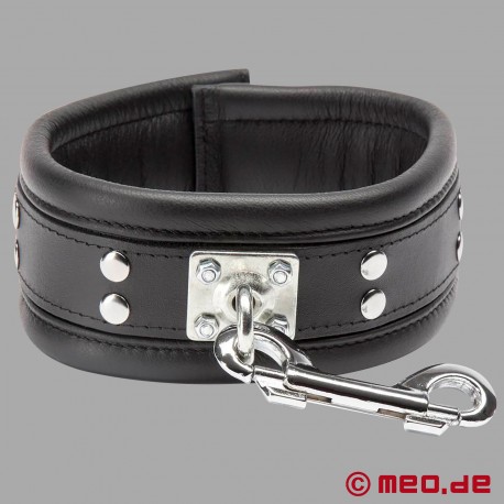 Bondage Cuffs Leather Milan - skórzana obroża