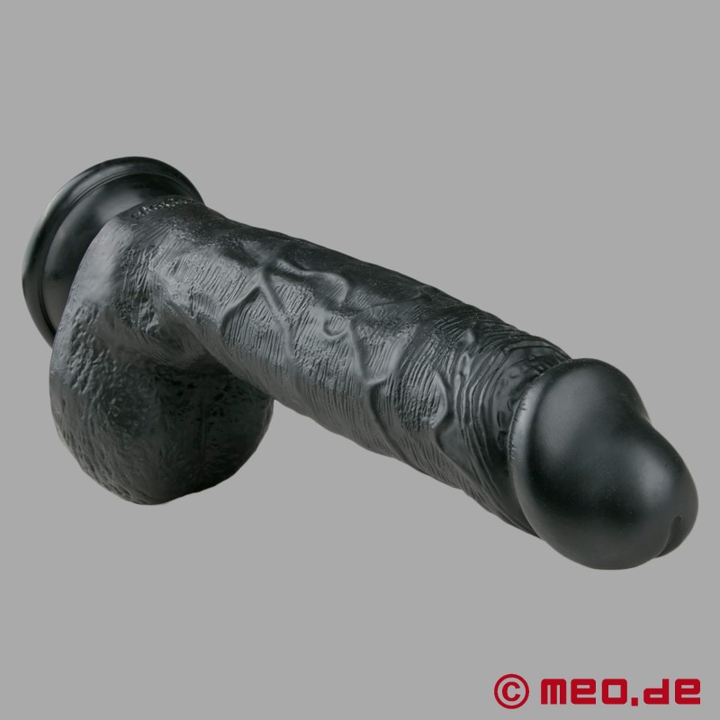 Big Black Cock - Realistische Dildo 22,5 cm zwart