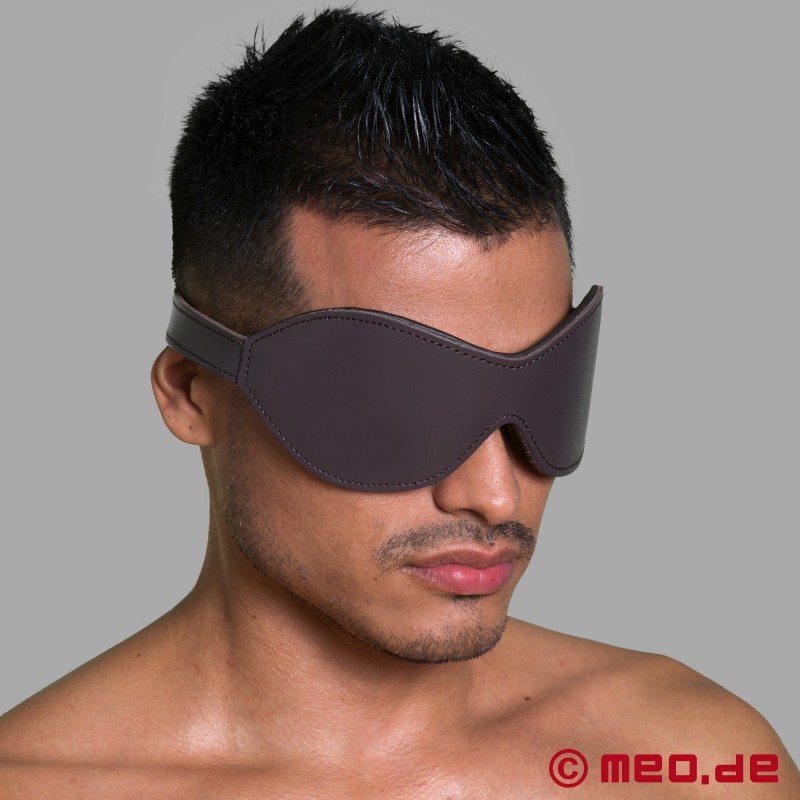 Máscara de Couro para os Olhos de Bondage Leather Eye Mask