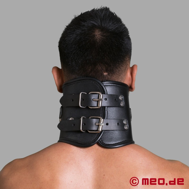 Bondage Posture Collar - Kožený korzet na krk