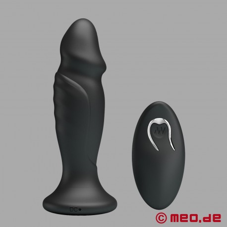 Vibrating butt plug with remote control