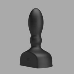 Aufpumpbarer Anal Plug mit Vibration und Fernbedienung