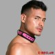 BDSM collar made of neoprene in pink