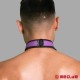 BDSM collar made of neoprene in purple