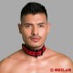 BDSM collar made of neoprene in red
