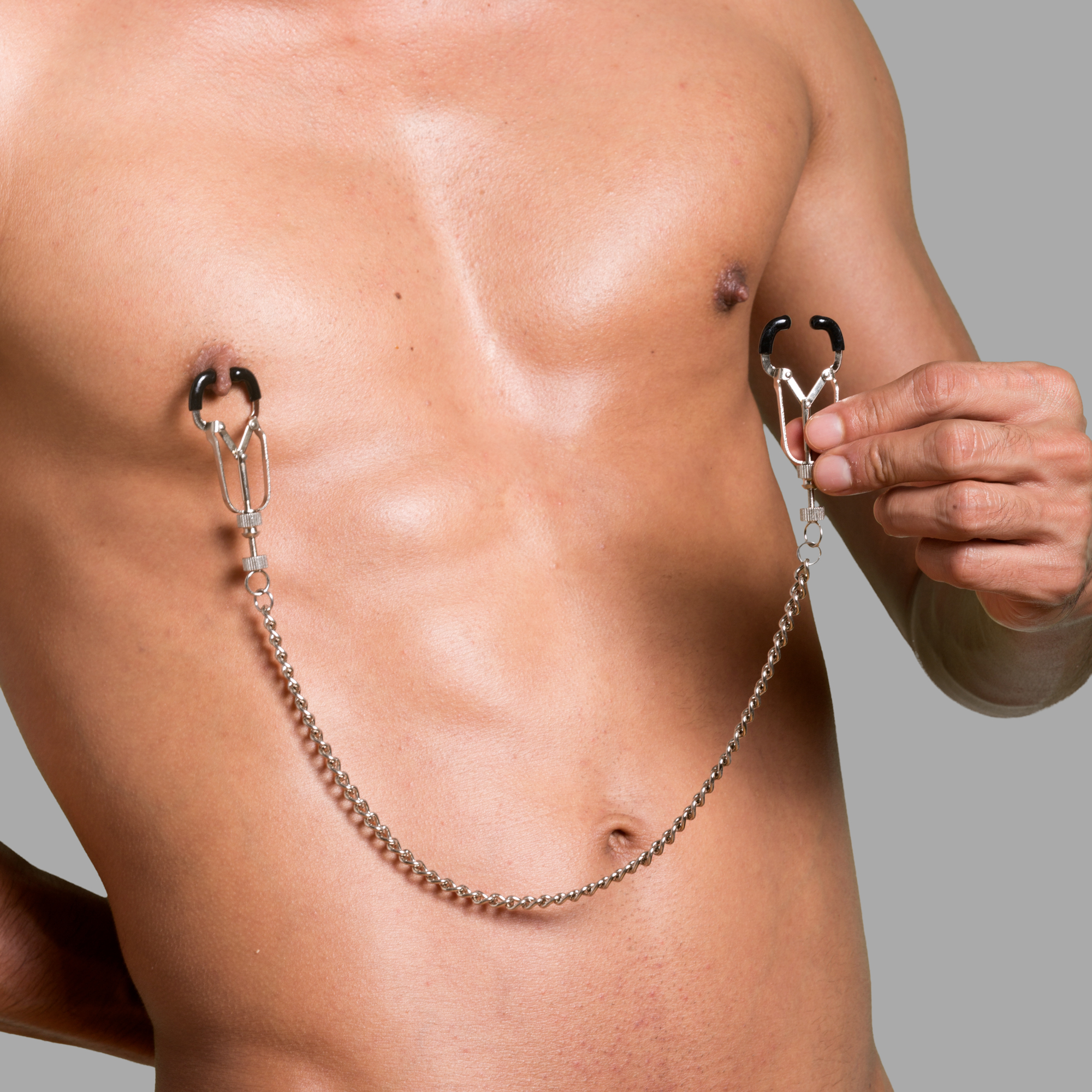 Male nipple clamps picture