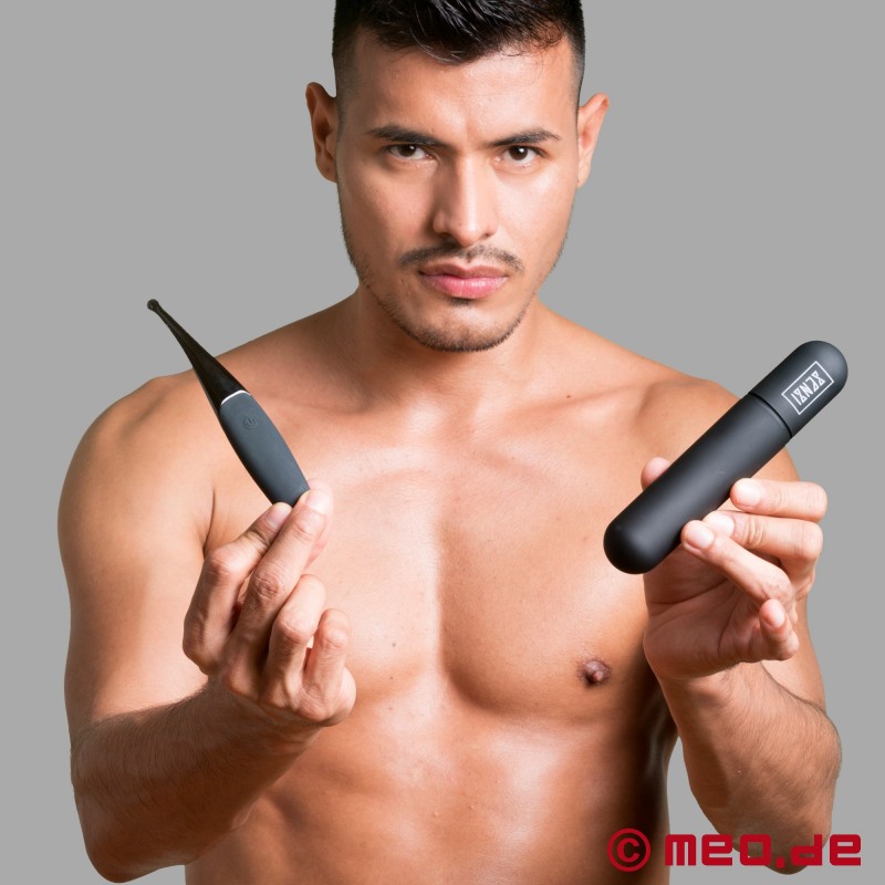 Piespiedu izķidāšana BDSM dzimumlocekļa vibrators