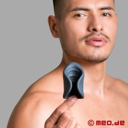 Värähtelevä käsityöntölaite - Masturbaattori miehille - Vibrating Handjob Stroker - Masturbator for Men