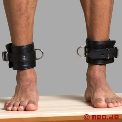 Leather ankle cuffs, padded - MEO ® Vintage Edition
