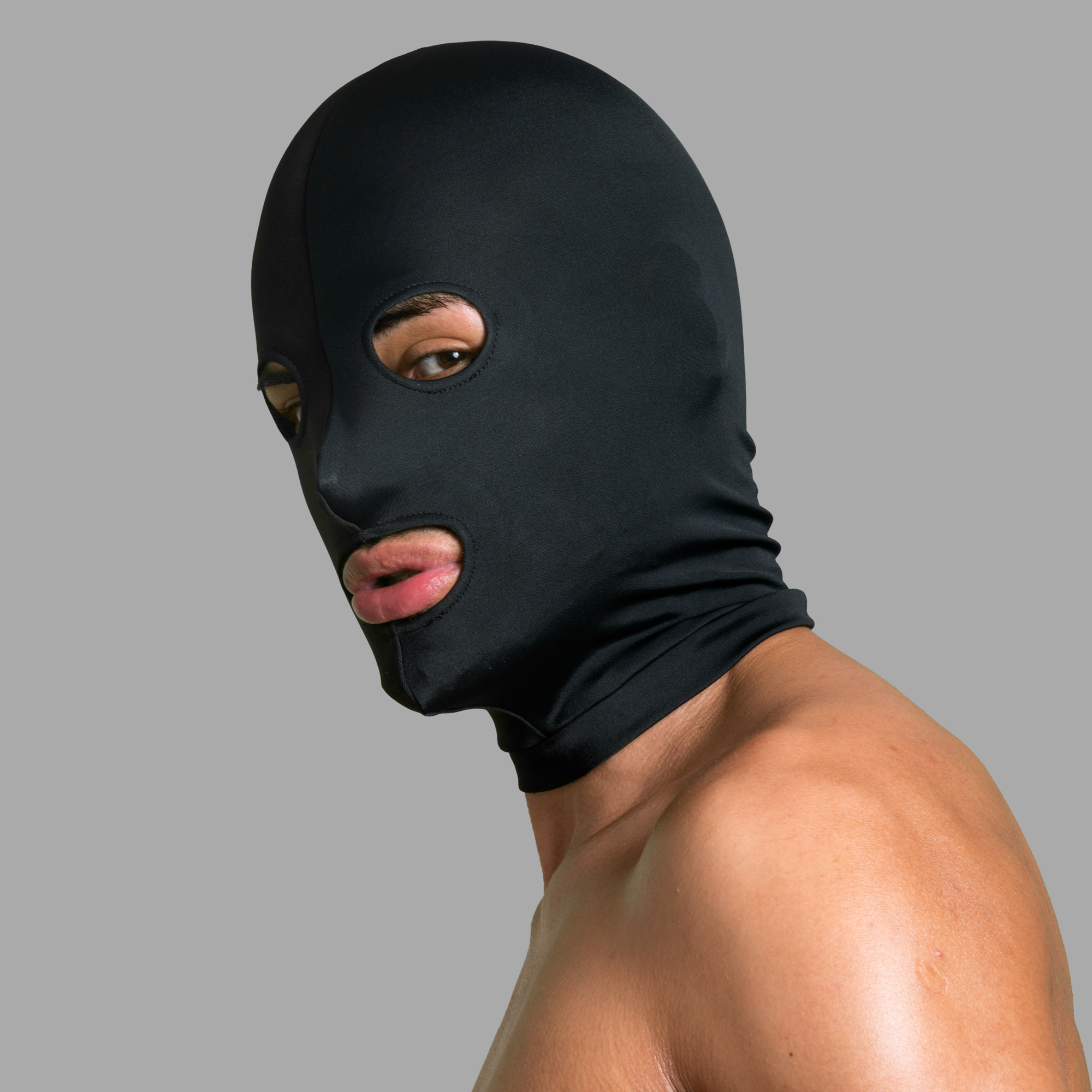 Compra Maschera BDSM in spandex con occhi e bocca online su MEO Ita